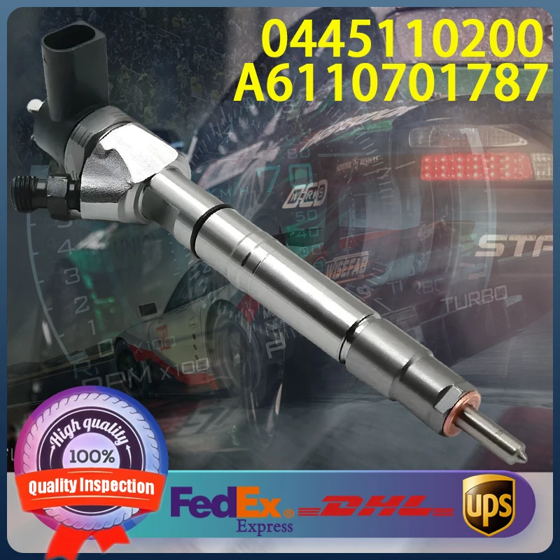 

0445110200 A6110701787 Common Rail Injector For Mercedes-Benz C 200 220 270 E 200 220 270 CLK 270 2.1-2.7CDI Engine