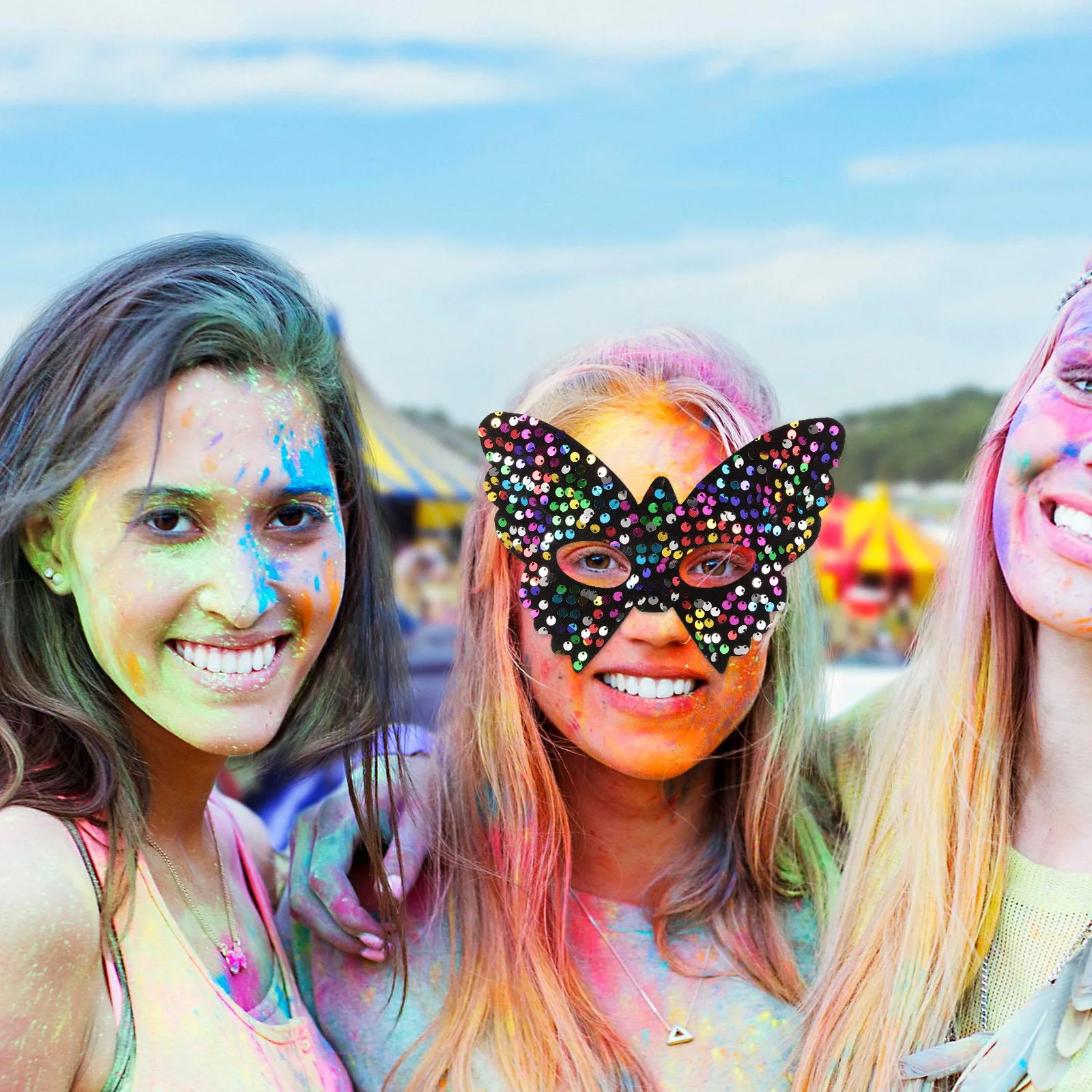 Maschera per travestimento cosplay Decorazioni per feste Design elegante e intricato Uomo Donna Halloween Spettacolo teatrale Foto Prop Maschera di Halloween