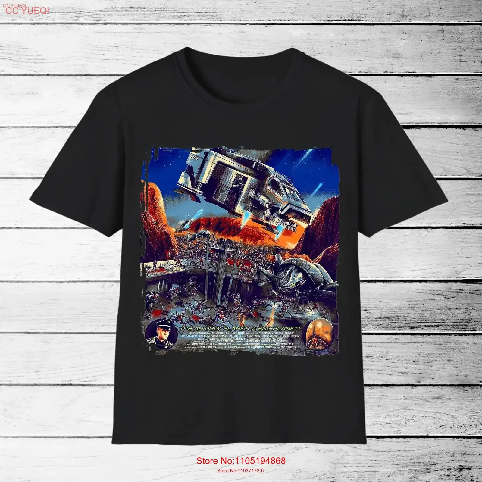 

Рубашка с фильмом Starship Troopers Softstyle T винтажная стираная мягкая растянутая унисекс универсальная уличная одежда Топ для повседневной одежды homme