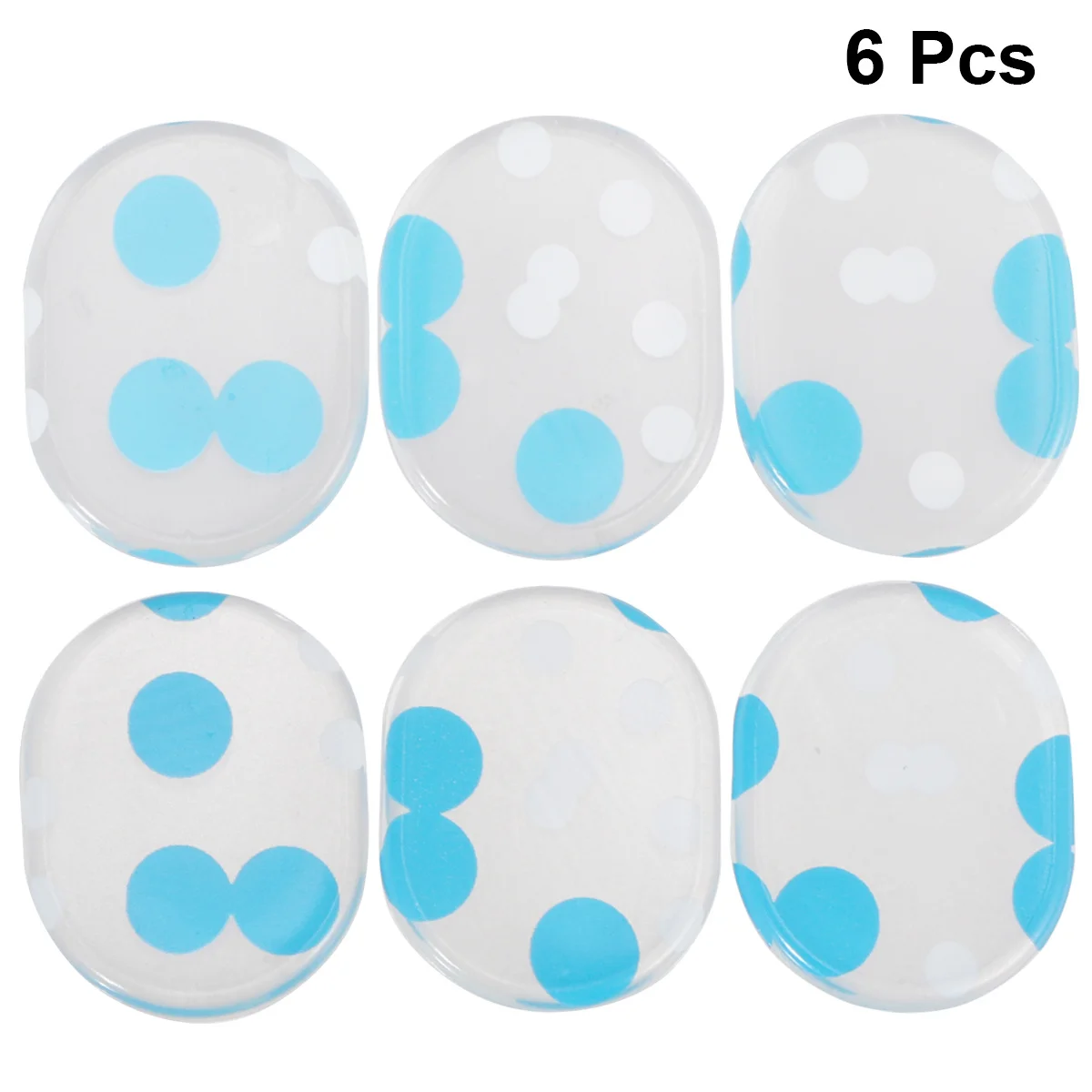 

6Pcs Silicone Drum Damper Self-Adhesive Gel Pads for Snare Drum Mute Mat Noise Control Drumming Accessories Damper Silicone Pad