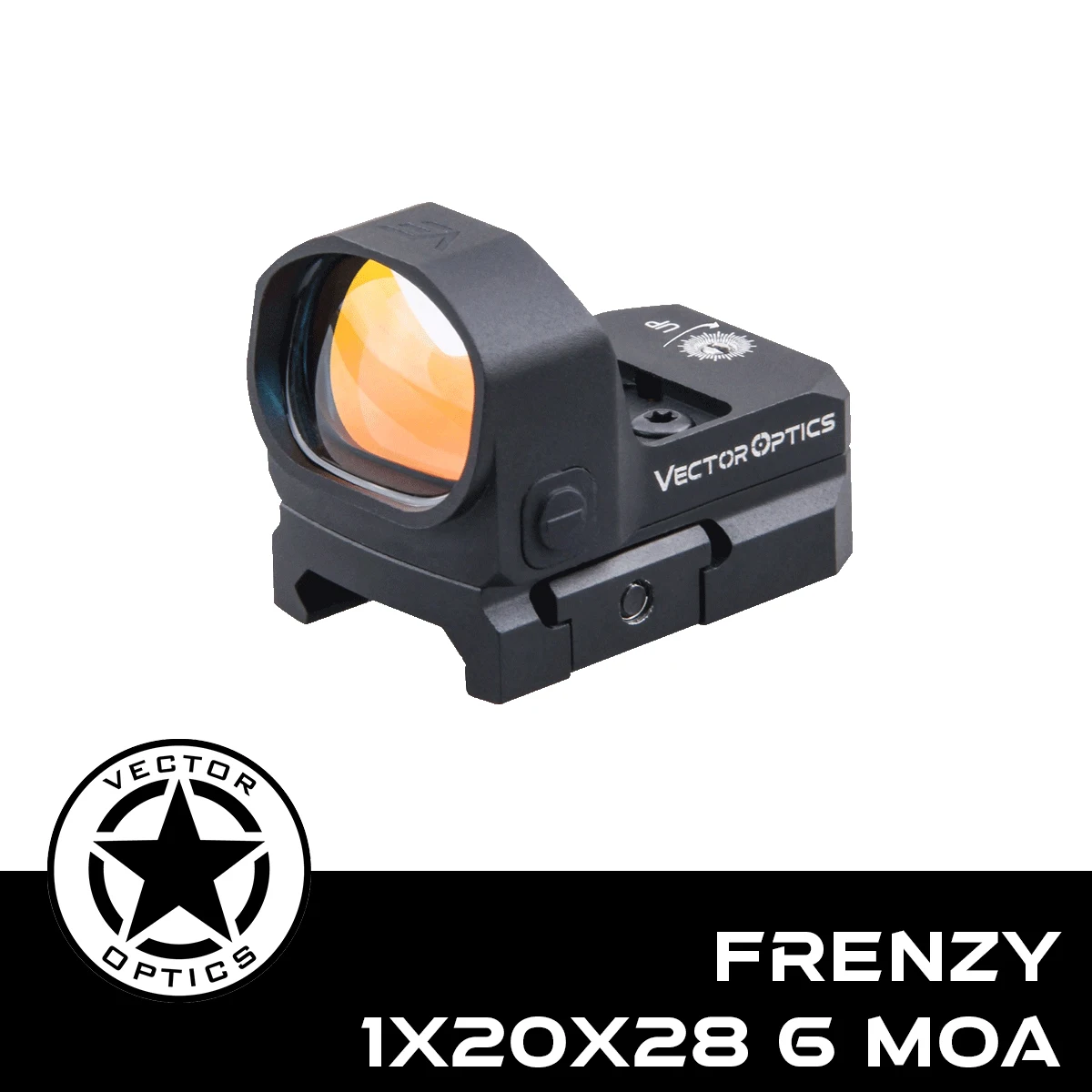 

​​Vector Optics Frenzy 1x20x28 Red Dot Sight | 6 MOA Dot | Extra-Large Window Size&HD Lens | 10-Level illumine | IPX6 Waterproof