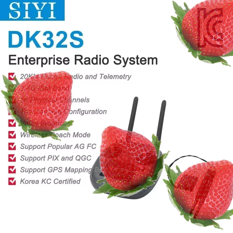 SIYI DK32 Touch Screen Remote Controller Transmitter Receiver Kit Long Range Hand Control for Industrial Drone