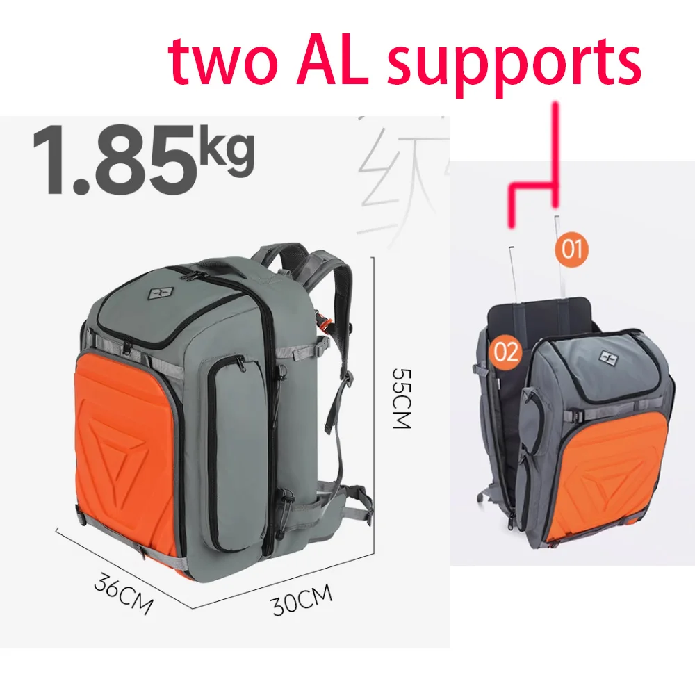 

Лыжные рюкзаки 55*36*30 см, около 65 л, сумка для удержания лыжных ботинок, шлема, подвешивания лыж или сноуборда, разделение для влажной и сухой уборки a7341