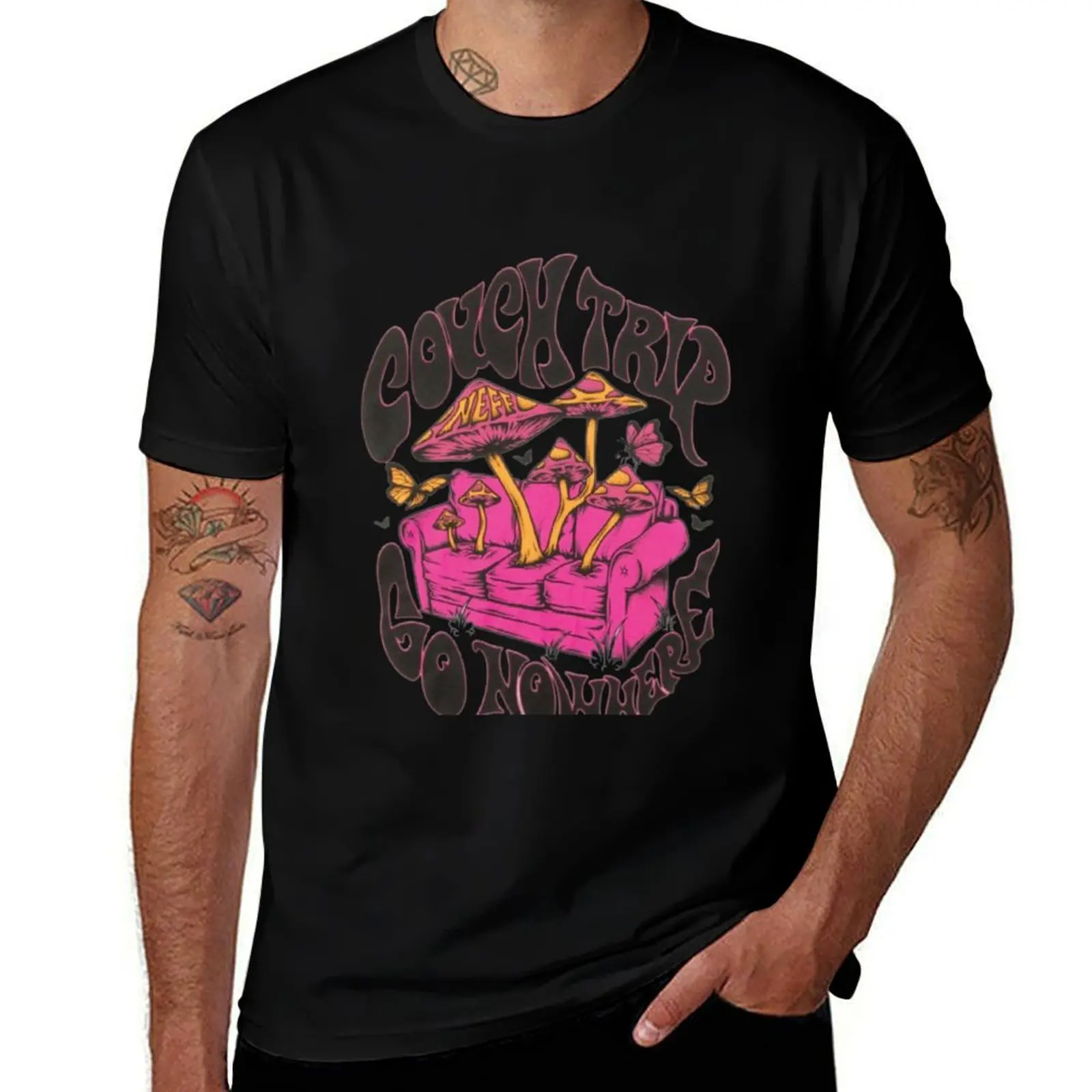 Couch Trip Go Nowhere T-Shirt Big Size Simple T-Shirt