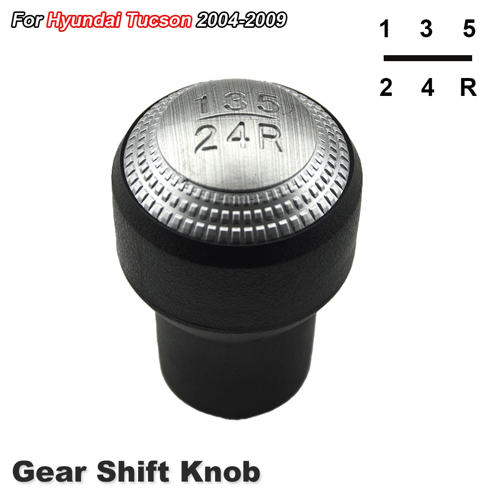 Manual 5 Speed Car Accessories Gear Shift Knob Lever HandBall For Hyundai Tucson 2004 2005 2006 2007 2008 2009