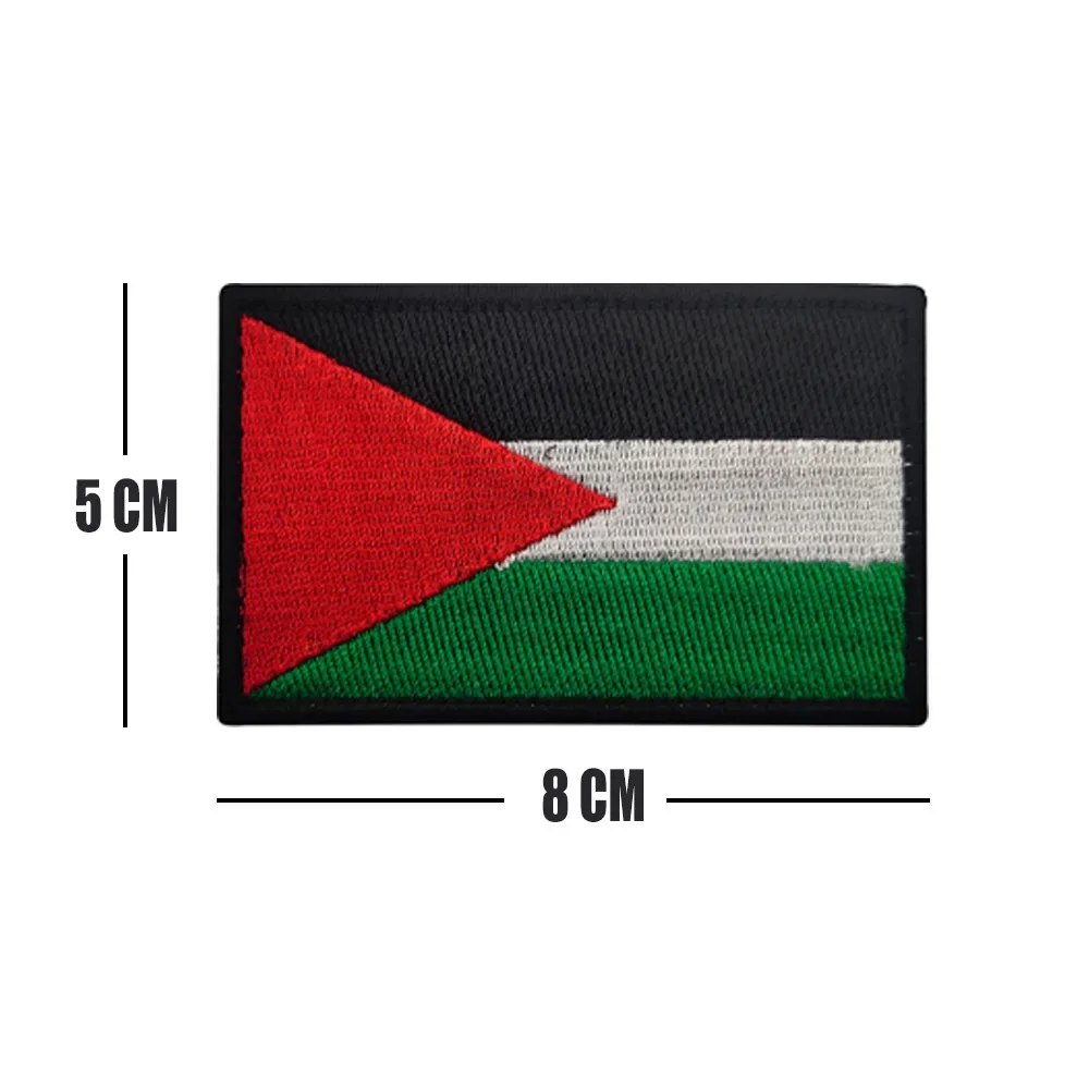 Palestine flag Patches Armband Embroidered Patch Hook & Loop Iron On Embroidery Badge Military Stripe