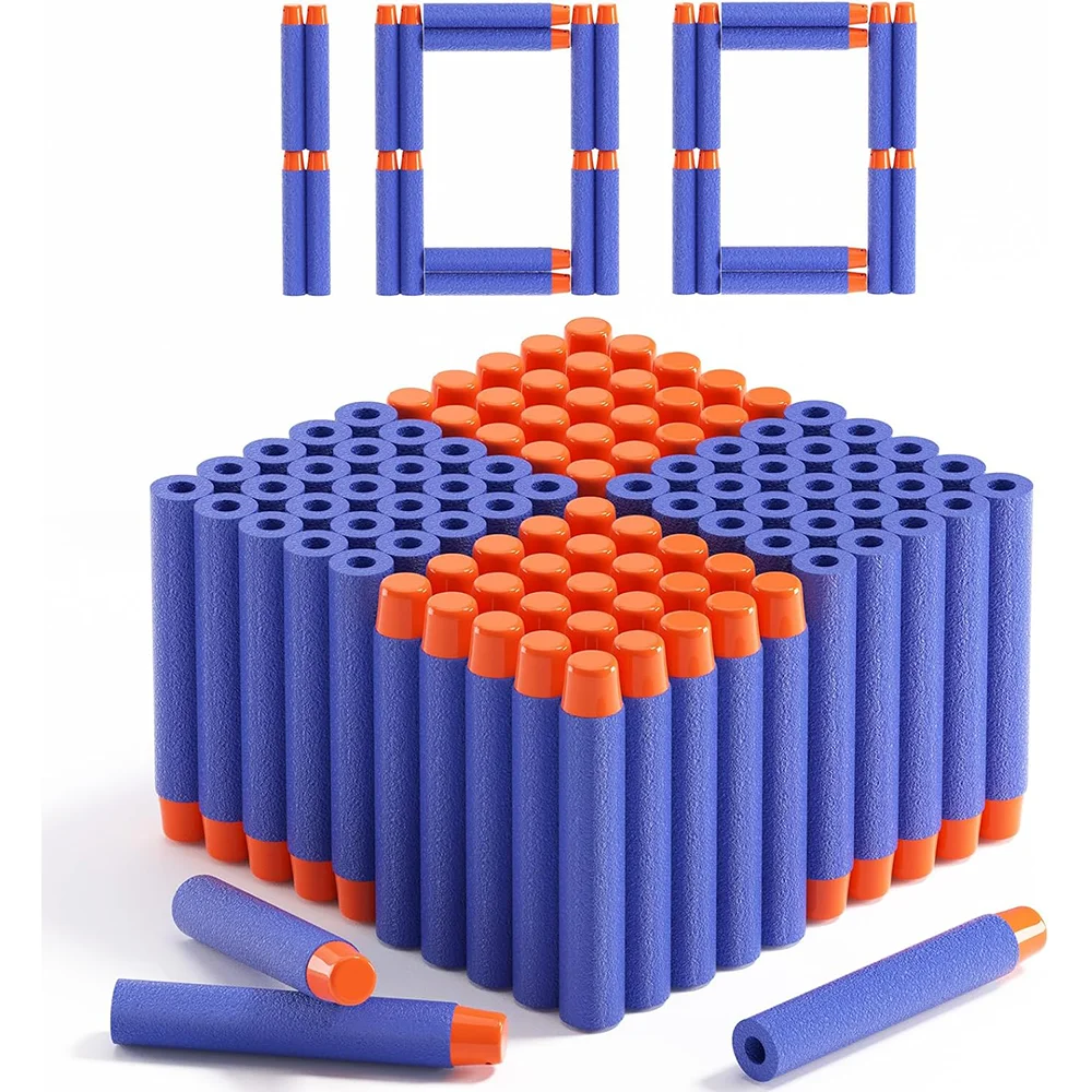 ZIVCONCING 100PCS Refill Darts Ammo Pack for Nerf Elite Blasters | Foam Bullets Compatible with N-Strike Elite and Elite 2.0