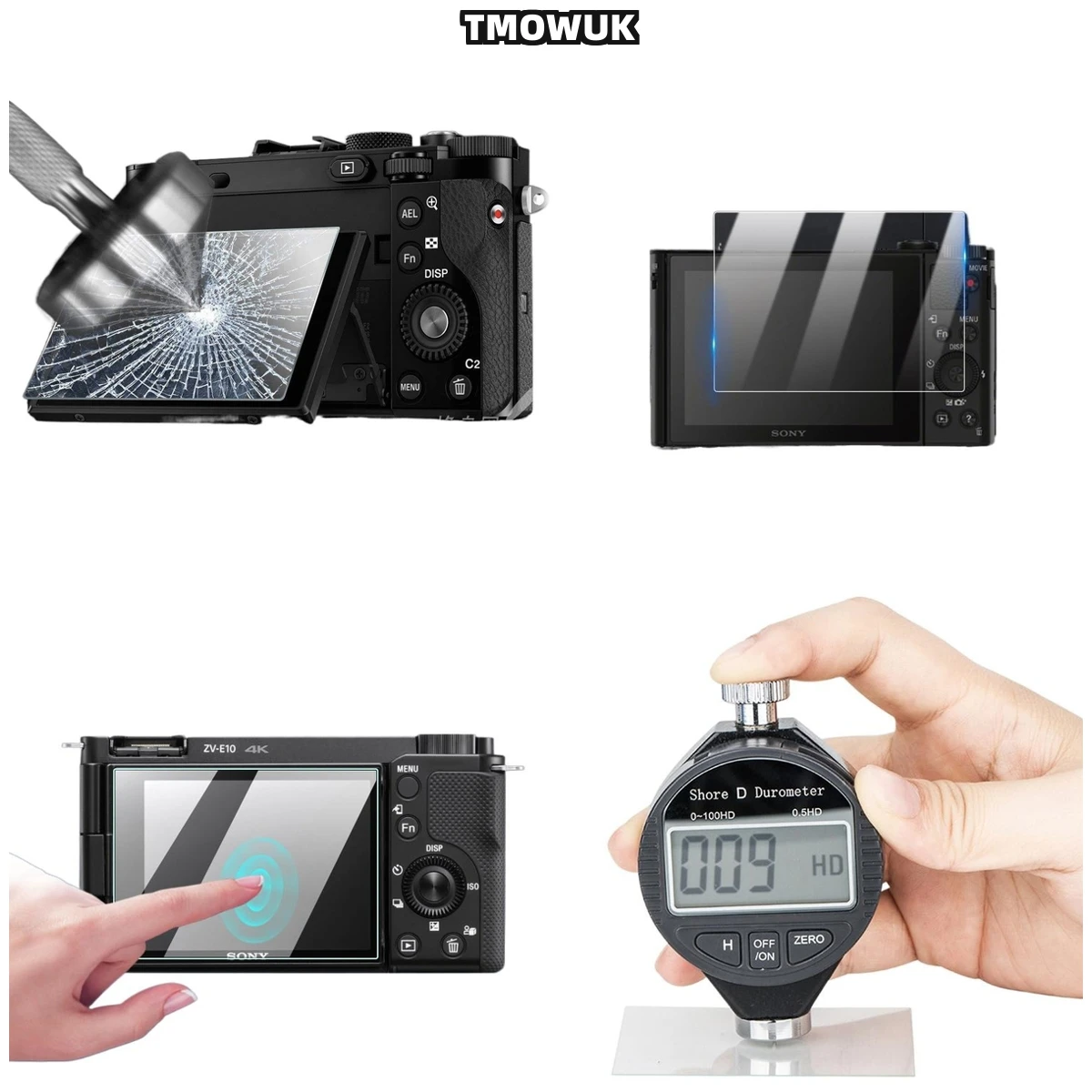 

Ultra-Thin Screen Guard For Sony A7 A7R A7S HX300 HX400 - 9H Scratch Resistant, Anti-Scratch, Easy Fit