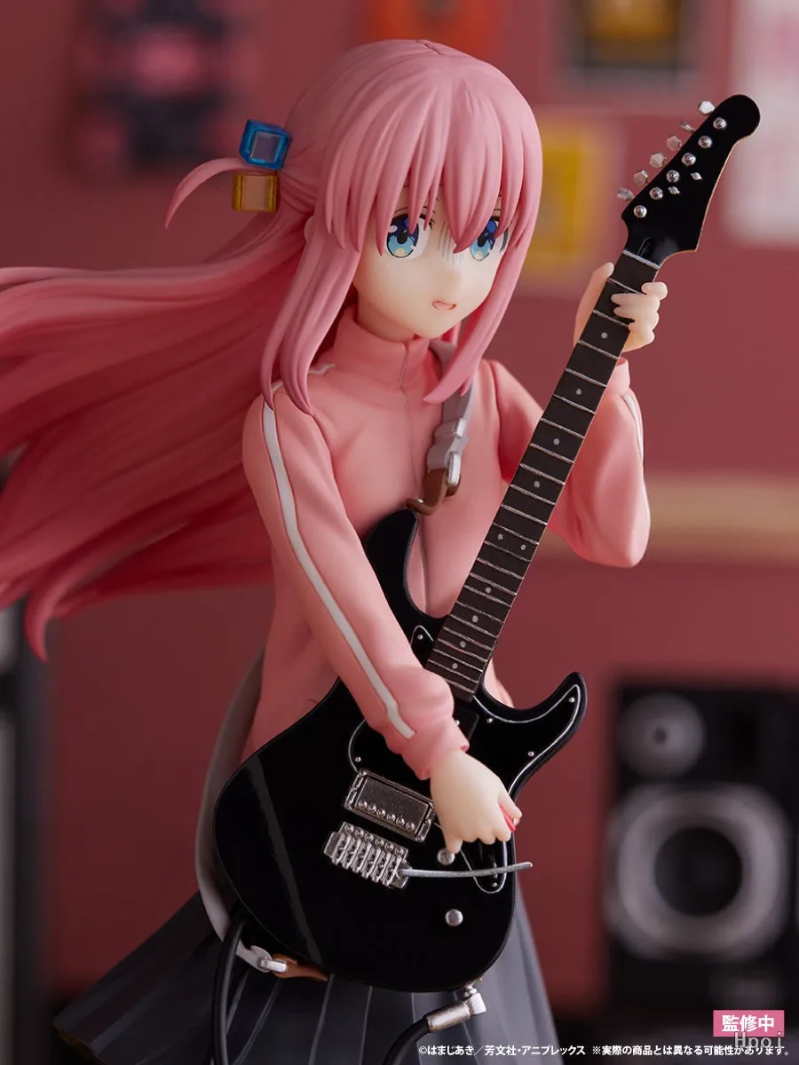 15CM Anime Bocchi the Rock! Gotou Hitori Figure Guitar Performance Scene Model Toy Gift Collection Ornament Action Figure PVC