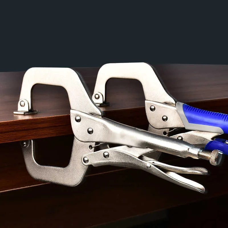 1PCS Industrial Grade C-type Pressure Pliers Multifunctional And Powerful Pliers  Woodworking Fixed Heavy-duty Fixtures