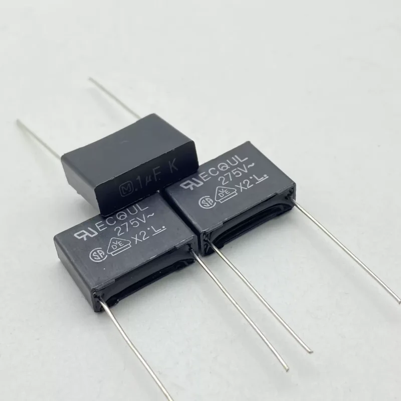 10-100pcs ECQU2A104KL 275V0.1UF 100NF ECQUL X2 imported safety film capacitor 15mm