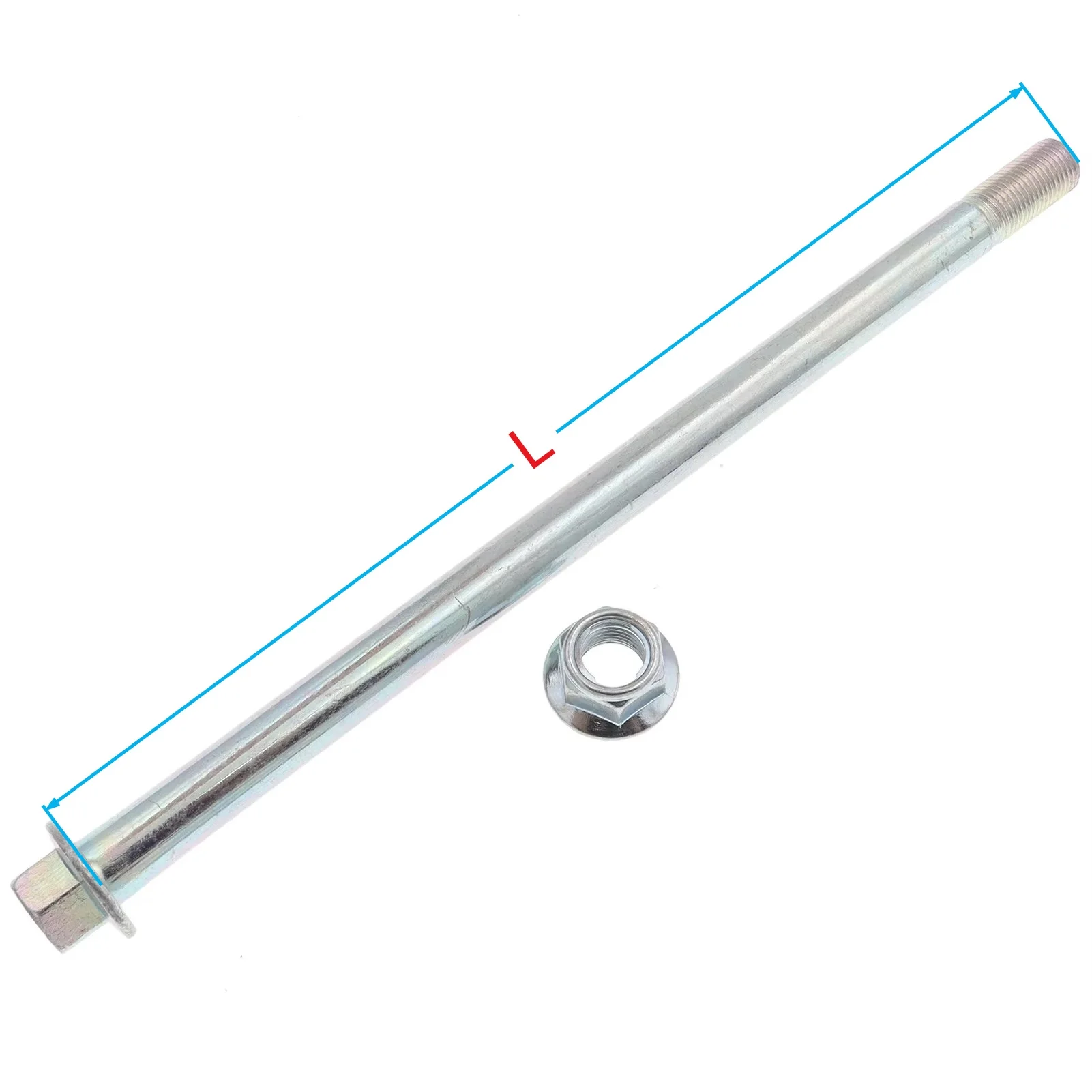 GB5787 M12 270 280 290 320 330 335mm Grade 8.8 Galvanized Hexagonal Flange Bolts Screws Belt Pad Partial Thread Axle