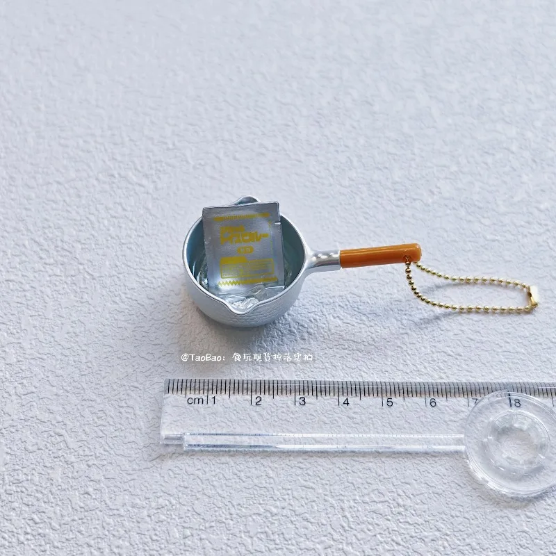 Toys Spirits Capsule Gashapon Figure Kawaii Cute Gacha Simulation Iron Pot Food Claypot Rice Keychain Figurine Miniature Model view 6