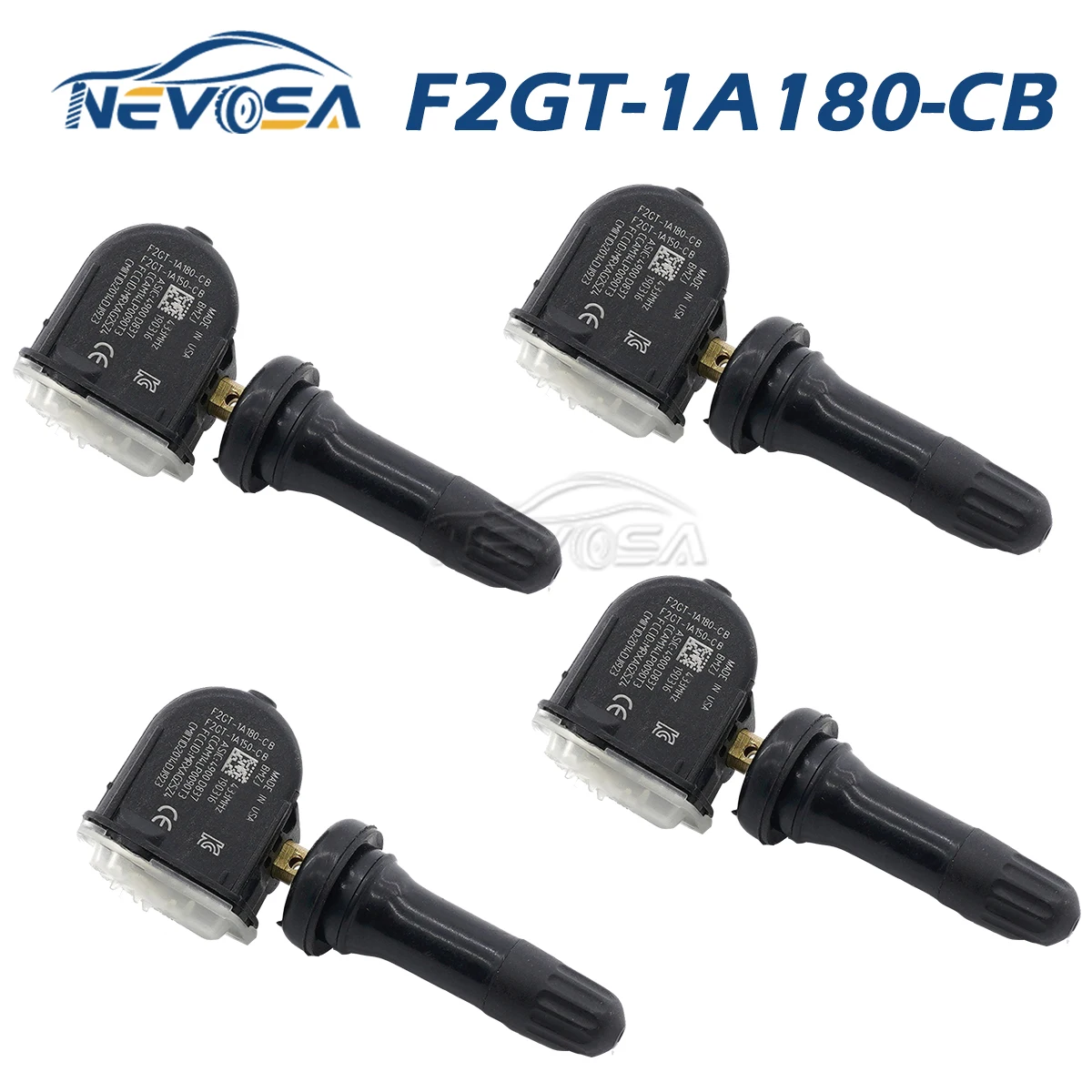 NEVOSA F2GT-1A180-CB TPMS Sensor For Ford Mondeo Focus Ecosport Fiesta Galaxy Mustang Transit Tourneo Custom F2GT1A180CC 433MHz