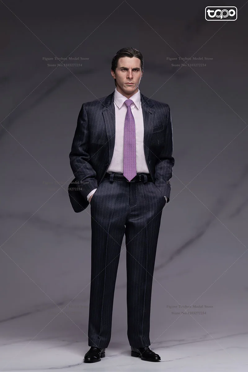 TOPO STUDIO TP022 1/6 Man Soldier Stripe Suit Body Clothes Set Toys Accessory For 12" TDKR Mr.Rich Dark Hero Head Sculpt Decor