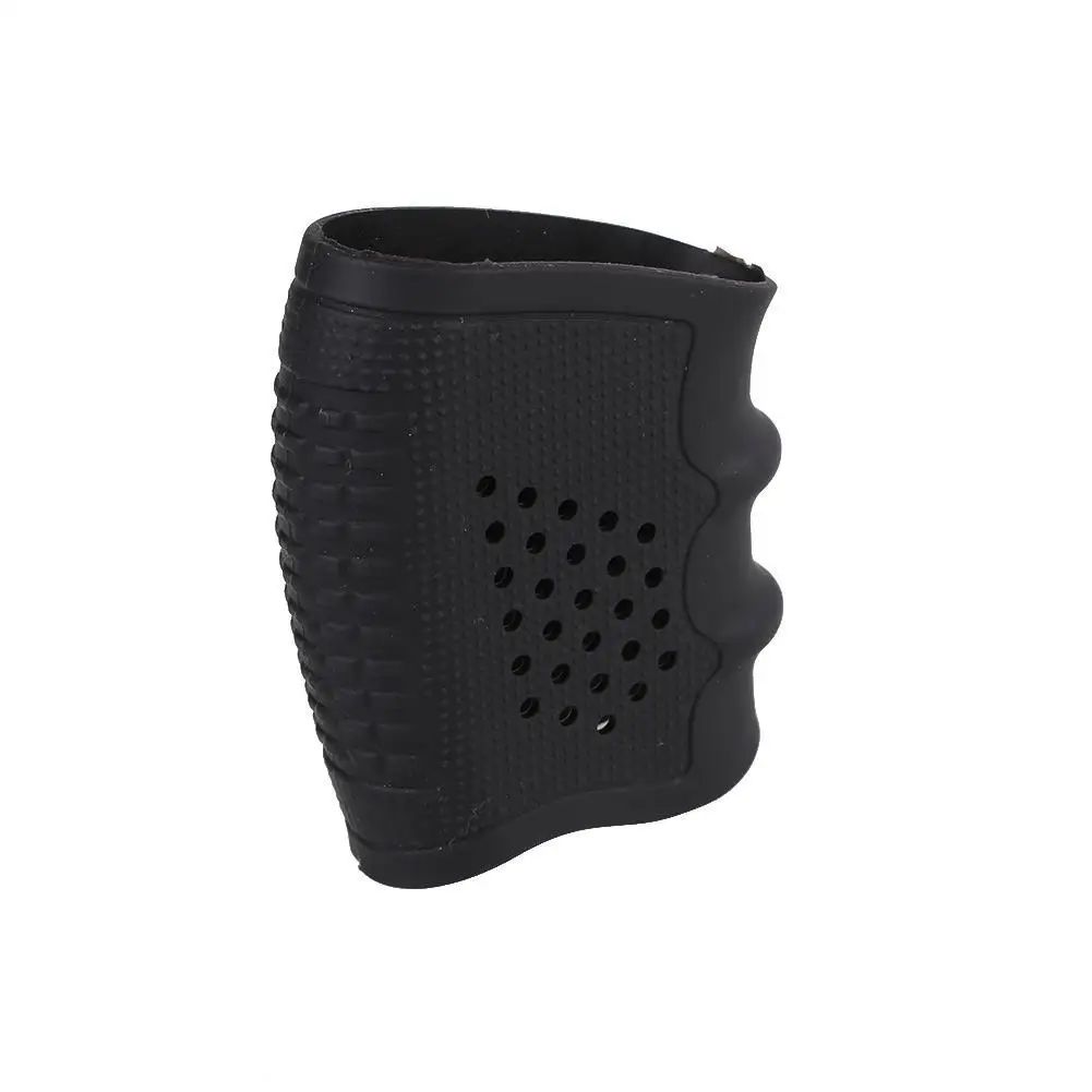 Tactical Rubber Grip Glove Cover Sleeve Anti Slip Mag Holster Hunting Accessories