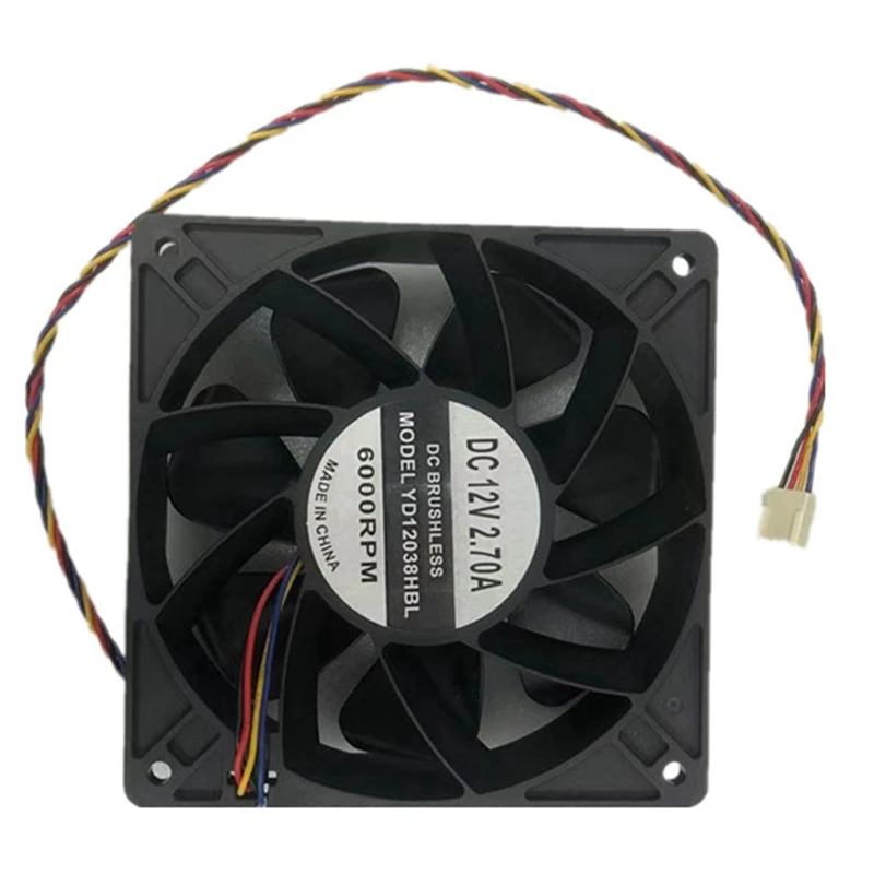 Suitable For Ant L3+ S9 12038 Cooling Fan 120X120x38mm 12V 6000 RPM Cooling Fan