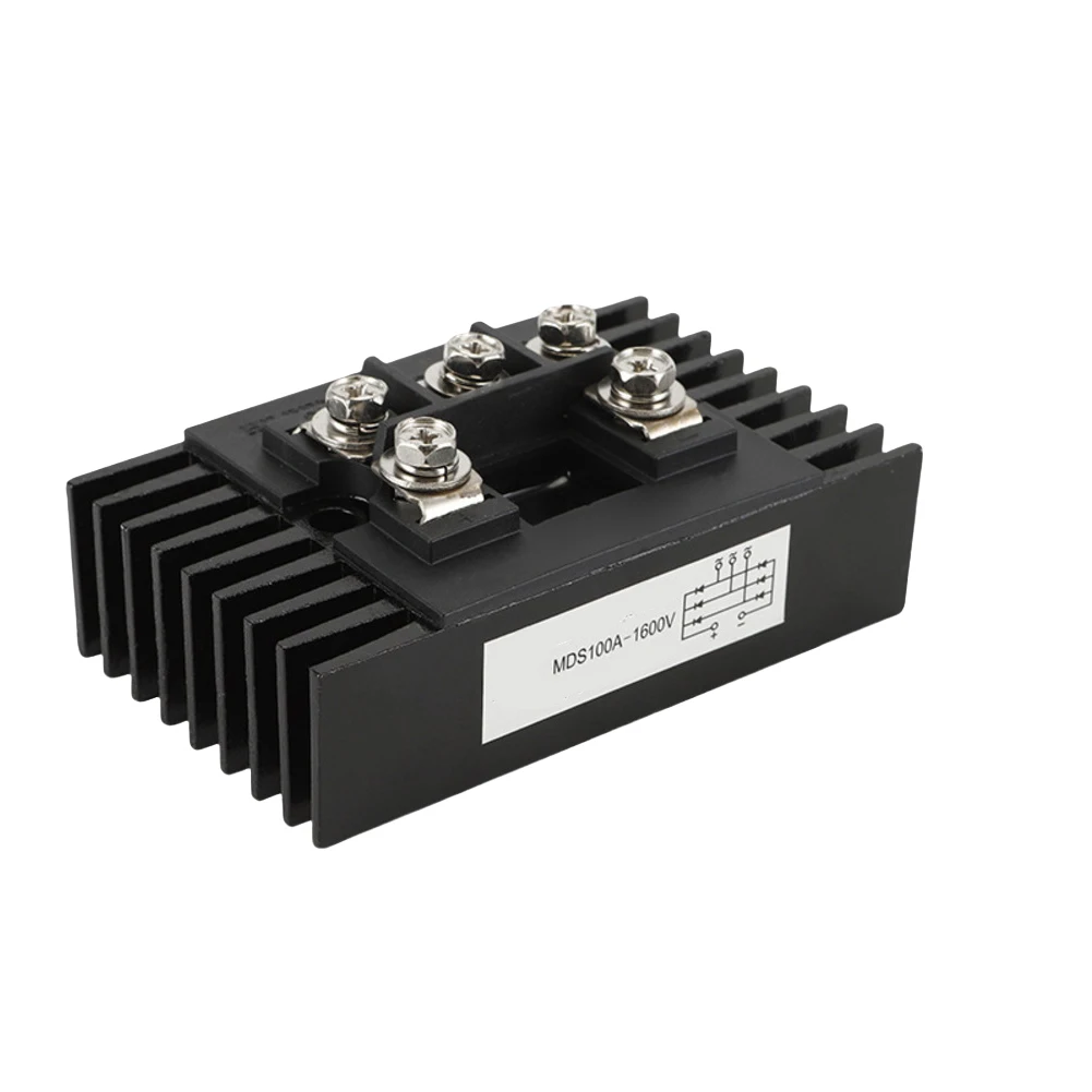 MDS100A MDS150A Three Phase Diode For Bridge 1600V With Heatsink For DC Power Supply For PWM Inverter Industrial Use