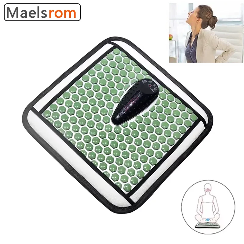 Tourmaline Mat Massage Pad Buttock Muscle Pelvic Seat Pad Amethyst Mattress FloorInfrared Heated Jade ThermalGood For Health