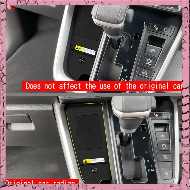 

A30M-Car Wireless Charger Panel Center Console Phone Holder Charging Plate For Toyota Voxy/Noah 90 Series 2022