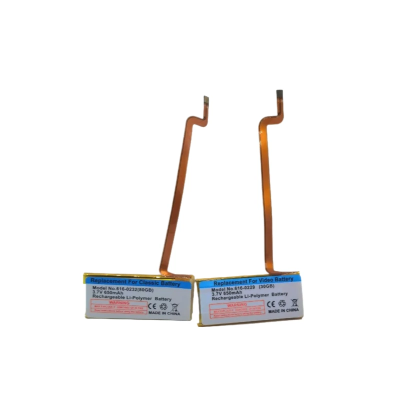 Brand-New 616-0232 Battery For ipod Classic Gen 5th 7th 6th 80GB Thin 160GB Thick For Ipod 5/5.5 Gen 30Gb 616-0229 Bateria view 5