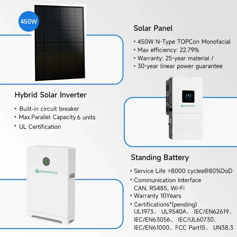 Hybrid Solar Energy Storage System Kit 5Kw 8KW 10Kw 12Kw 20Kw Home Complete Set Off Grid Solar Power System For Sale