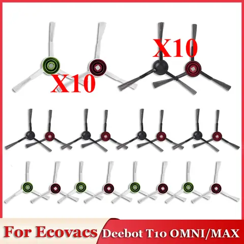 Side Brush For Ecovacs Deebot X1 OMNI T10 Turbo T5 Max T8 T9 T9 AIVI Sweeping Robot Vacuum Cleaner Replacement Parts Accessories