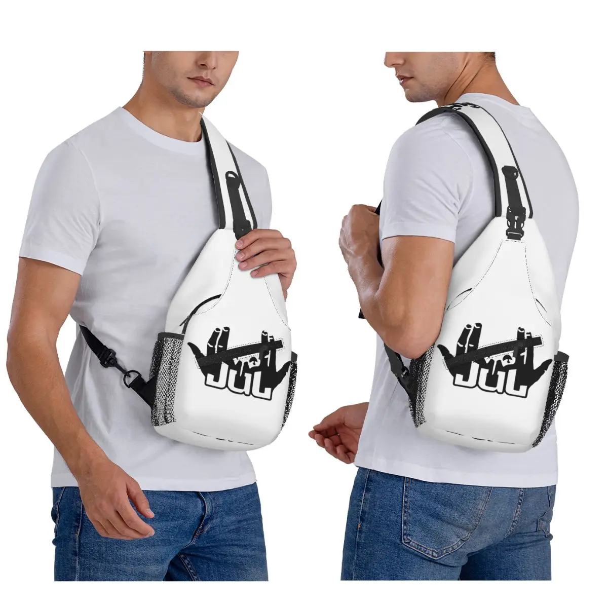 

Jul Sign 2 Chest Bag Men Sling Crossbody Backpack Chest Bag Traveling Hiking Daypack Shoulder Bag