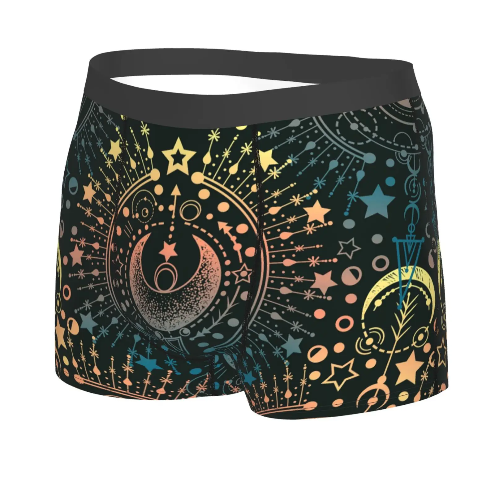 Tarot Moon Butterfly Mag Magic Astrology Magical Moon Star Men's Underpants Comfortable Cartoon Duck Man Underwear Mens Clothing