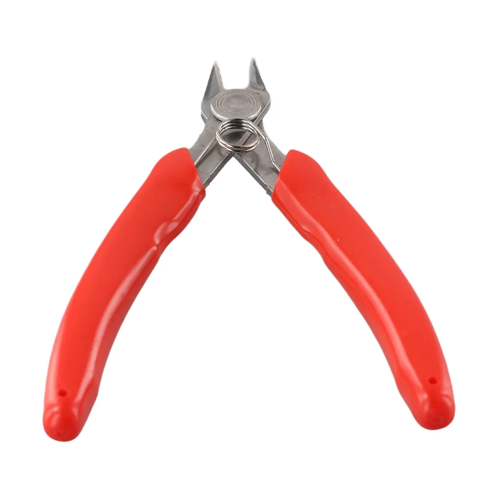 

Stainless Steel Cable Cutter Cutting Plier Hand Tools Nipper Pliers Spring Loaded 1* Anti-slip Diagonal For Jewelry Processing