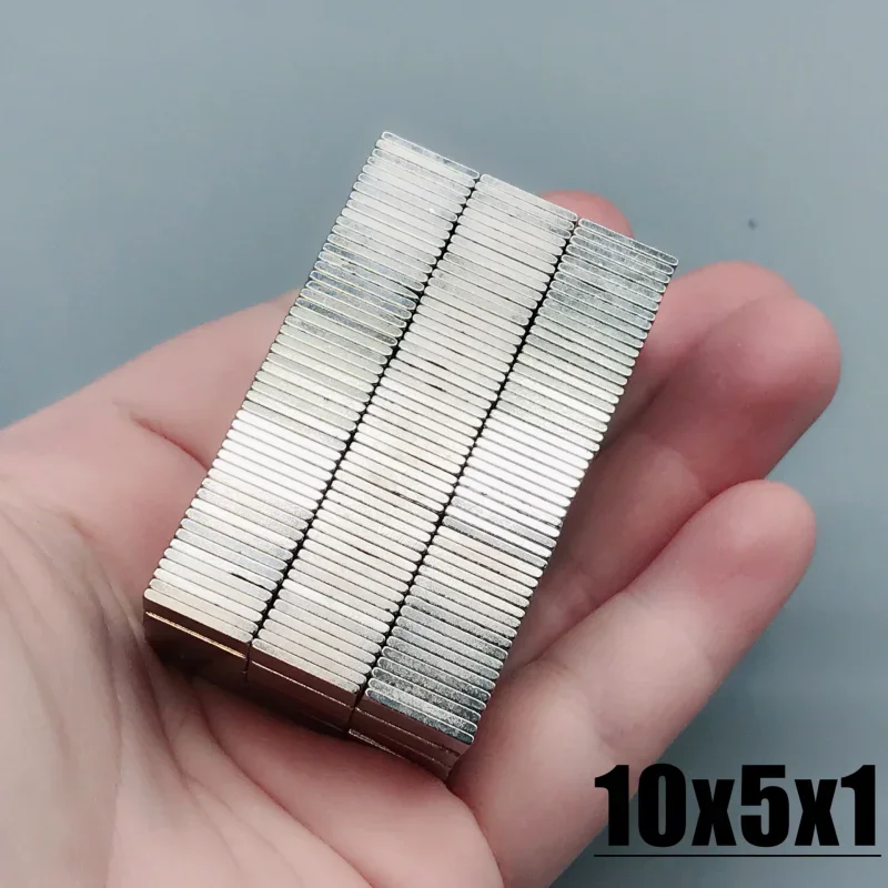 Fridge Tool Magnet Block 10*5*1mm 20-2000pcs 10x5x1mm Craft Office Diy Science 10mm X 5mm X 1mm Accessory Imane