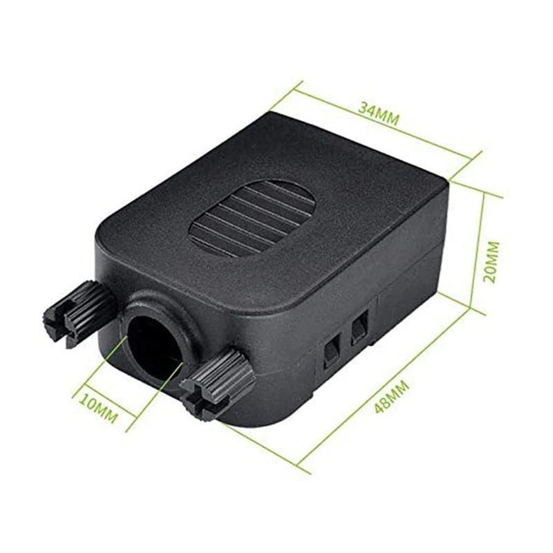 -ESTR DB9 Беспаечный разъем RS232 D-SUB Последовательный к 9-контактному разъему порта «папа-мама» адаптер с корпусом (3 шт.-папа + 3 шт.-мама)