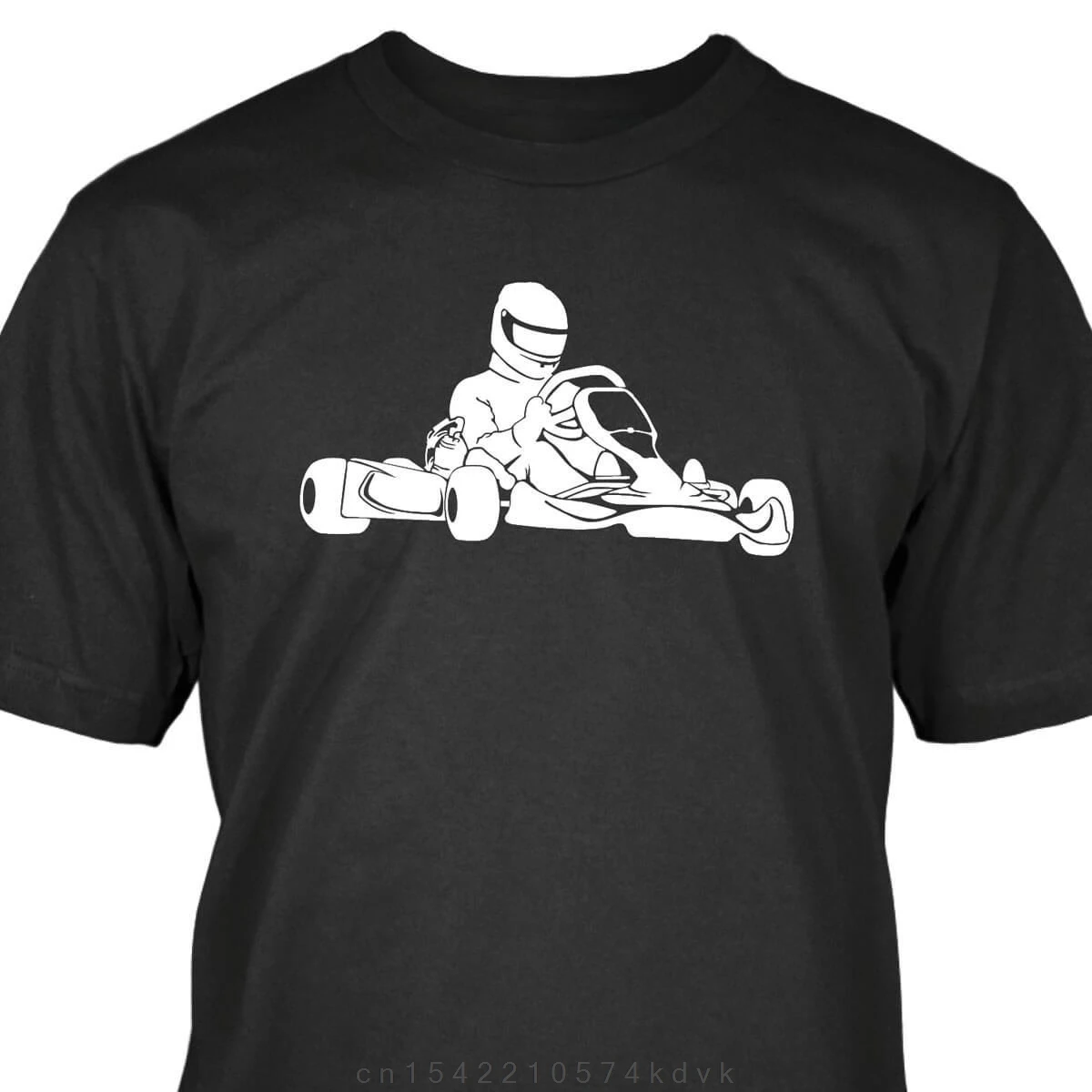 New Cool Cotton Man T-shirt Best Sleling Design  GoKart T-Shirt