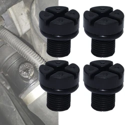Set of 4 For Jeep Grand Cherokee Wrangler Coolant Air Valve Bolt Bleeder Screw Radiator Cap Expansion Tank Plug Vent Fixing Clip