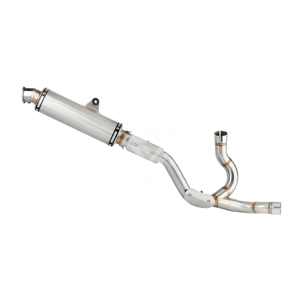 Motorcycle High Position Exhaust Muffler With Link Pipe For Ducati Desert X 950 2022 2023 2024 DesertX 950 Desert X