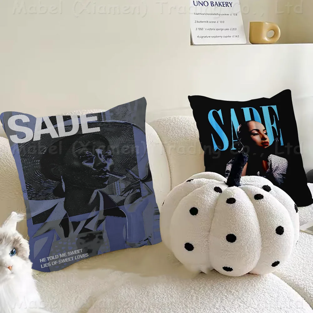 Singer Sade Maple Design Cushion Cover Happy Autumn Harvest Decor Holiday Decorati Pillow Cover