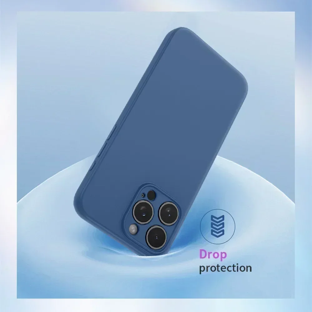 Solid Color Phone Case For Huawei Nova 12i Nova 12 SE Nova12S Cover Soft TPU Shockproof Liquid Silicone Full Protective image 5