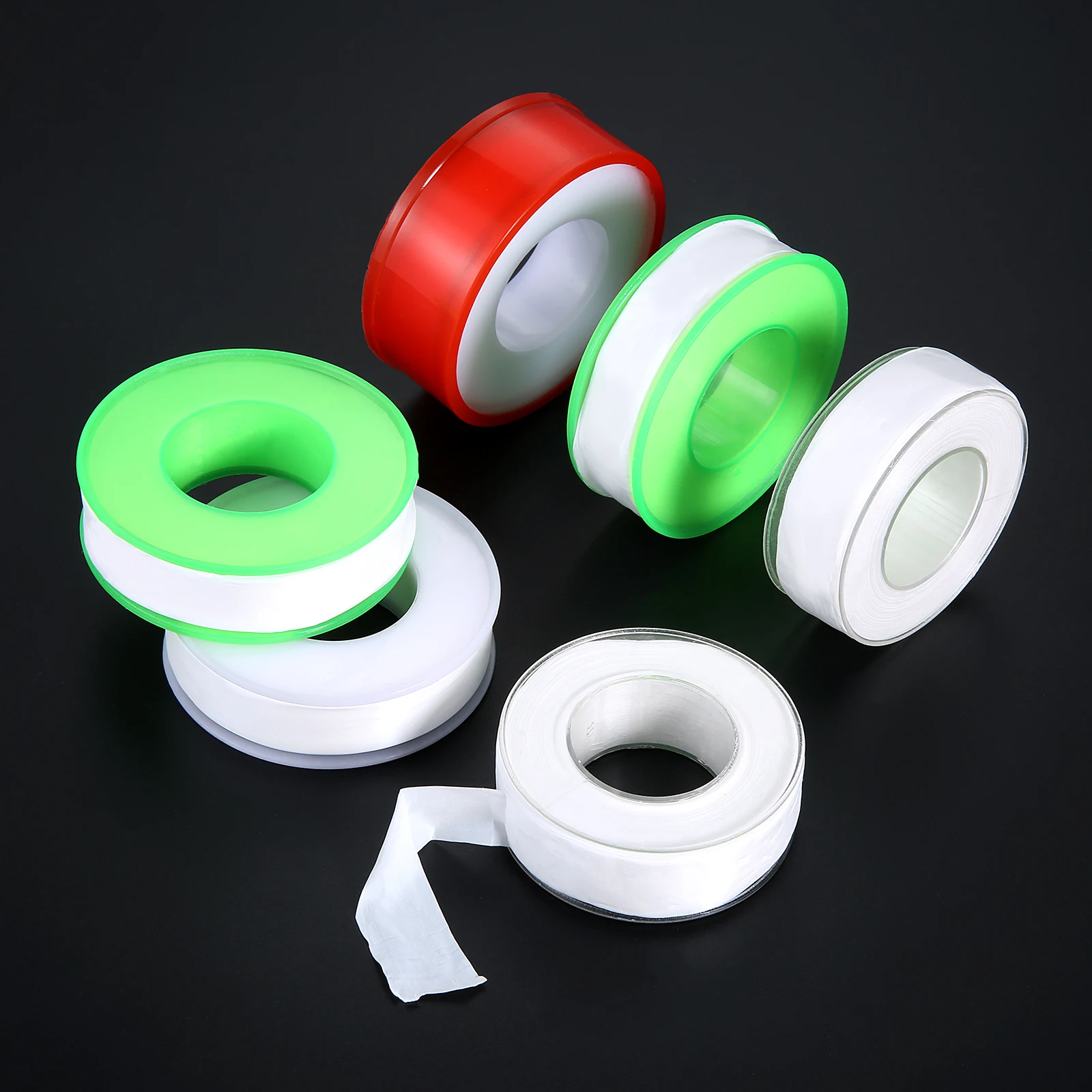 2Pcs 20M PTFE Plumbing Thread Seal Tape Adhesives Sealants Oil-Free Leakproof Sewer Plug Water Pipe Faucet Repair Tool 3 Colors