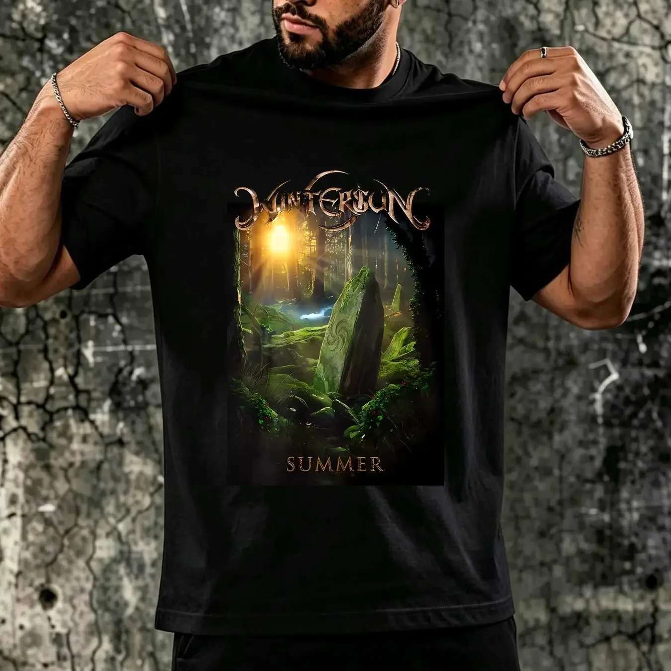 washed T Shirt wintersun summer you are the source black vintage Washed Versatile Unisex Stylish Breathable designer clothes