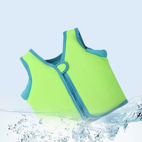Imagen 2 del producto Chaleco de natación para niños, chaquetas de natación para flotación, deportes acuáticos, práctica de natación, pesca, canotaje, surf, 1 Uds.
