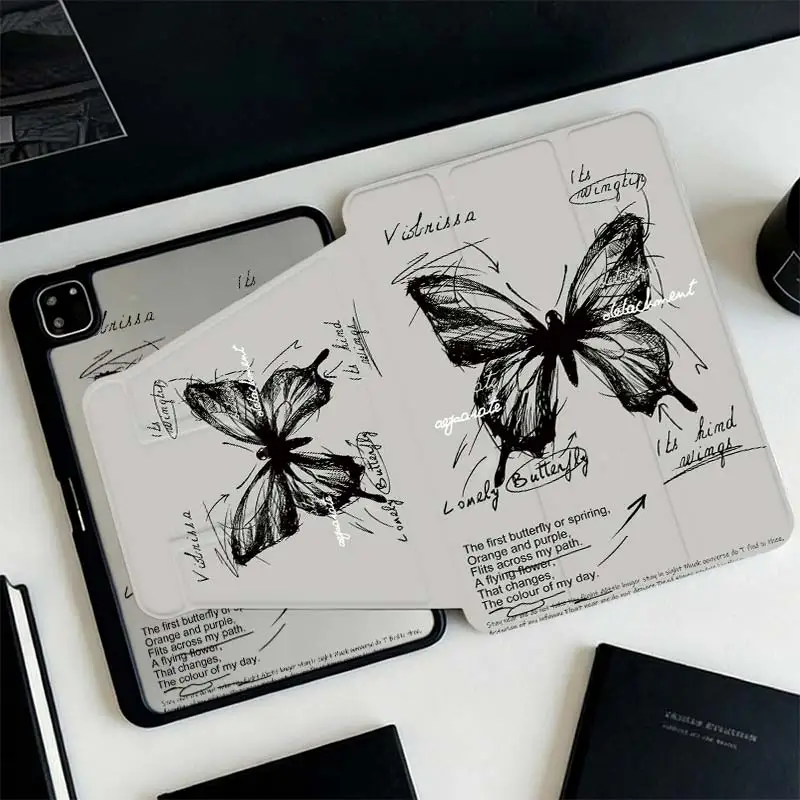 Multi-Angle 360° Rotate Acrylic Cover For iPad 10.2 7/8/9 4/5 10.9 10th IPad Mini6 8.3 Pro 10.5 Pro11 iPad A16 2025 11 Air11/13