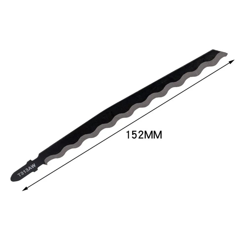 1pc 152mm HCS Jig Saw Blades Carbon Steel Assorted Blades T-shank Fast Cut Down Jig Saw Blade For Plastic Cardboard Cutting