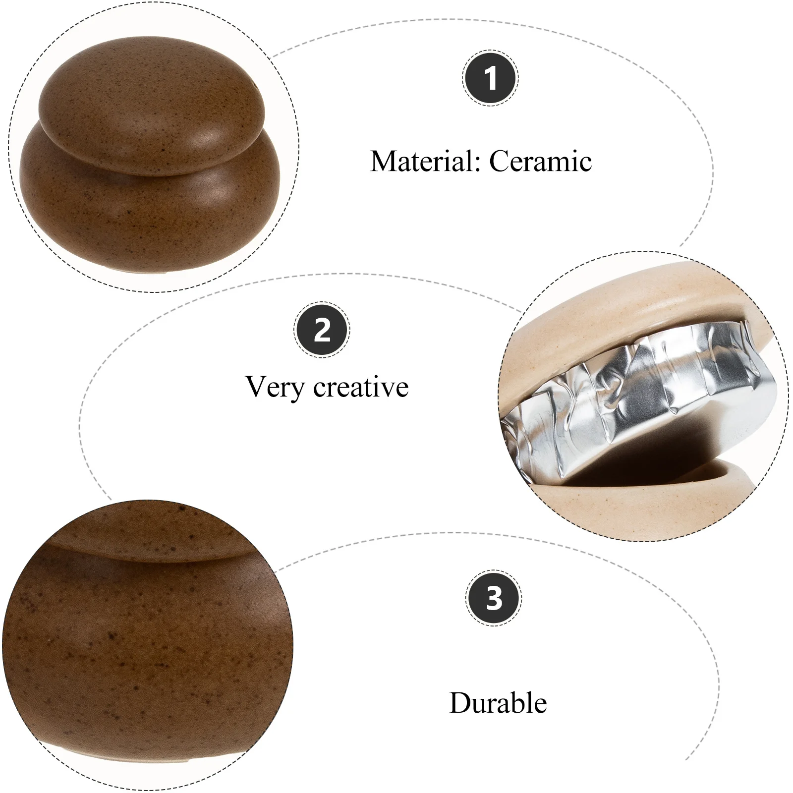 

2 Pcs Sturdy Nail Pen Cleaning Container Manicure Liquid Cup and Powder Mixing Art Supplies with Lid