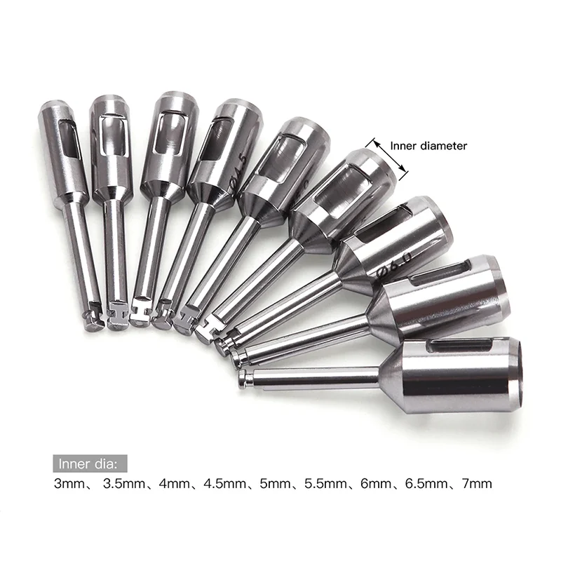 1pc Dental Implant Tissue Punch Stainless Steel Gingival Ring Cutter Low Speed Handpiece Dentistry Surgical Instrument Tools