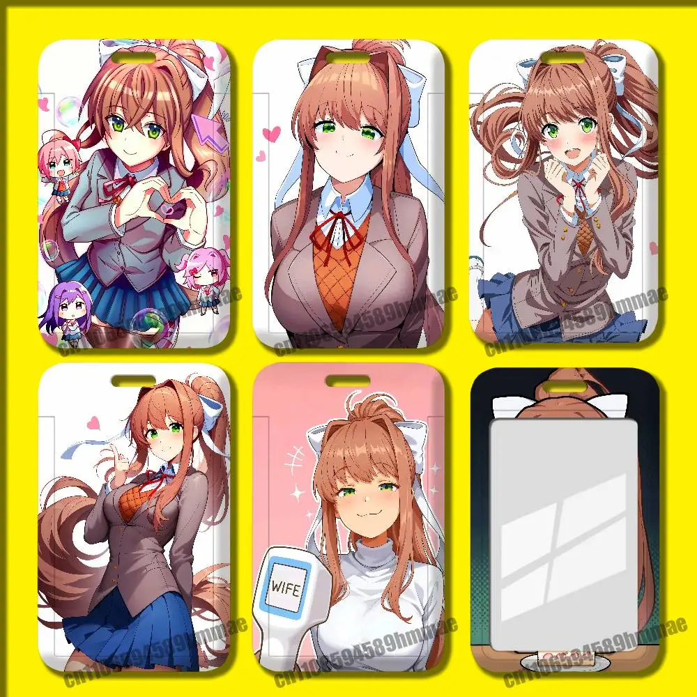 For M-Monika Employee ID Card Holder Office Badge Student Bank Work Credit Holders Hard Case Shell
