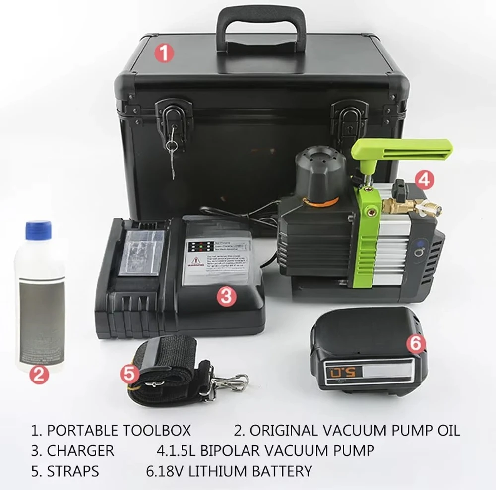 R32 Explosion-proof 1.5L Small Intelligent Vacuum Pump Brushless Motor Pump Lithium Battery Rechargeable Vacuum Pump