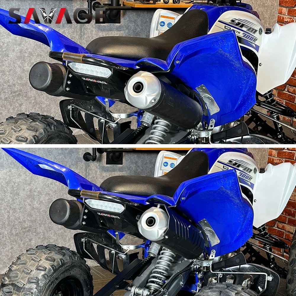 Exhaust Pipe Heat Shield Guard For Yamaha Raptor 700 700R YFM700 YFM700R 2006-2024 ATV Muffler Pipe Grilles Cover Protection