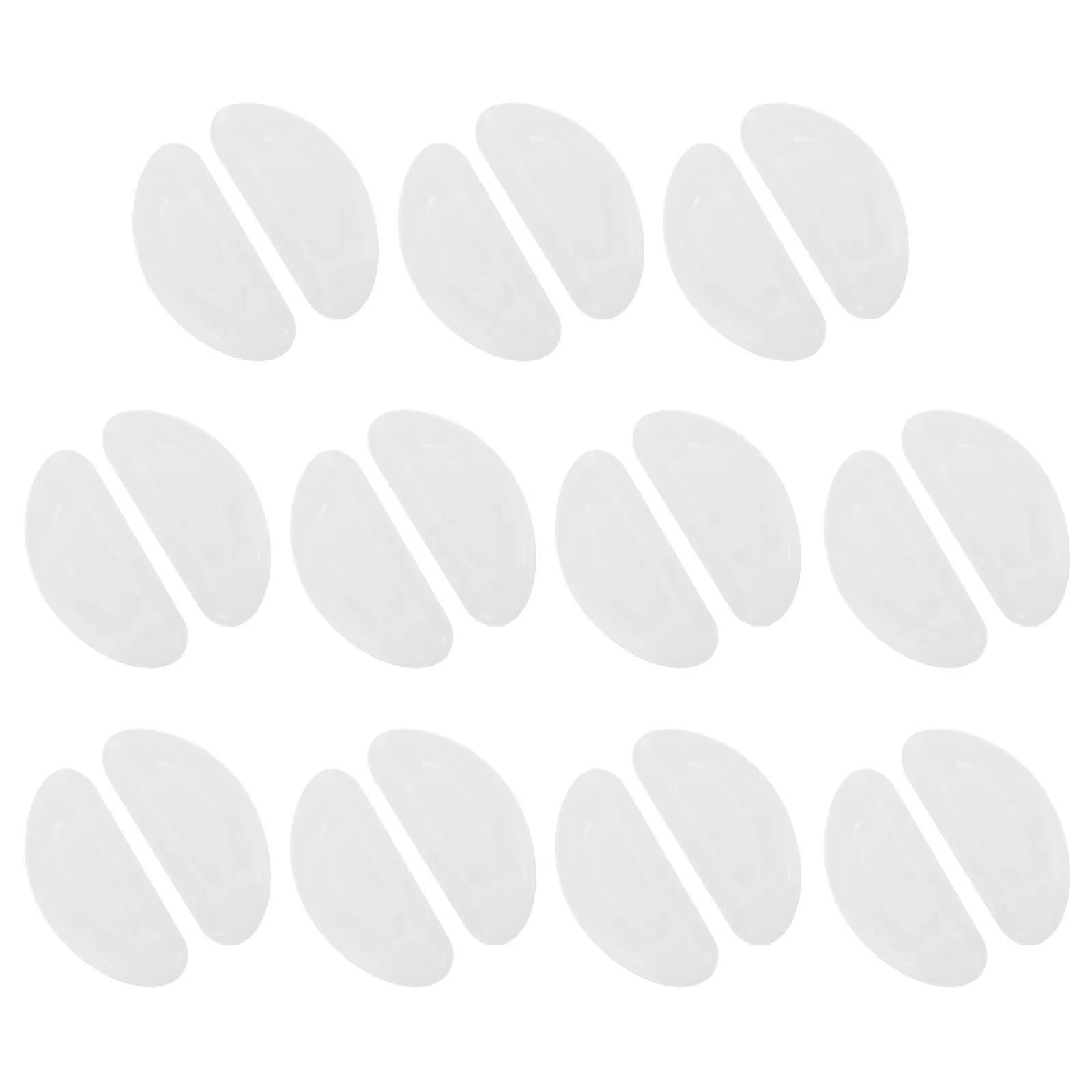 

10 пар силиконовых накладок для носа для очков: ультракомфортные, эргономичные, самоклеящиеся, нескользящие, сменные