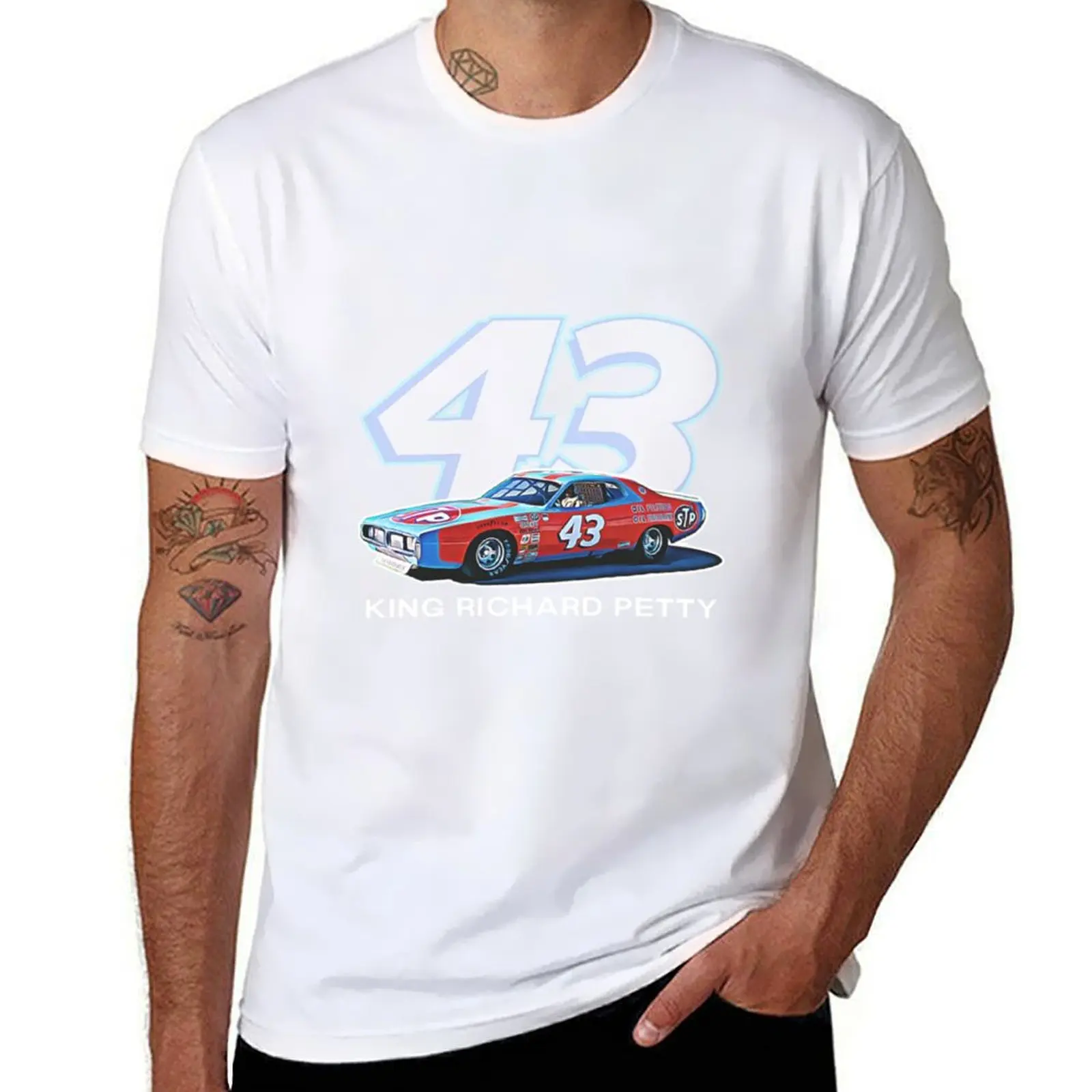 

King Richard Petty T-Shirt t shirt man casual funny t shirts cotton T-Shirt