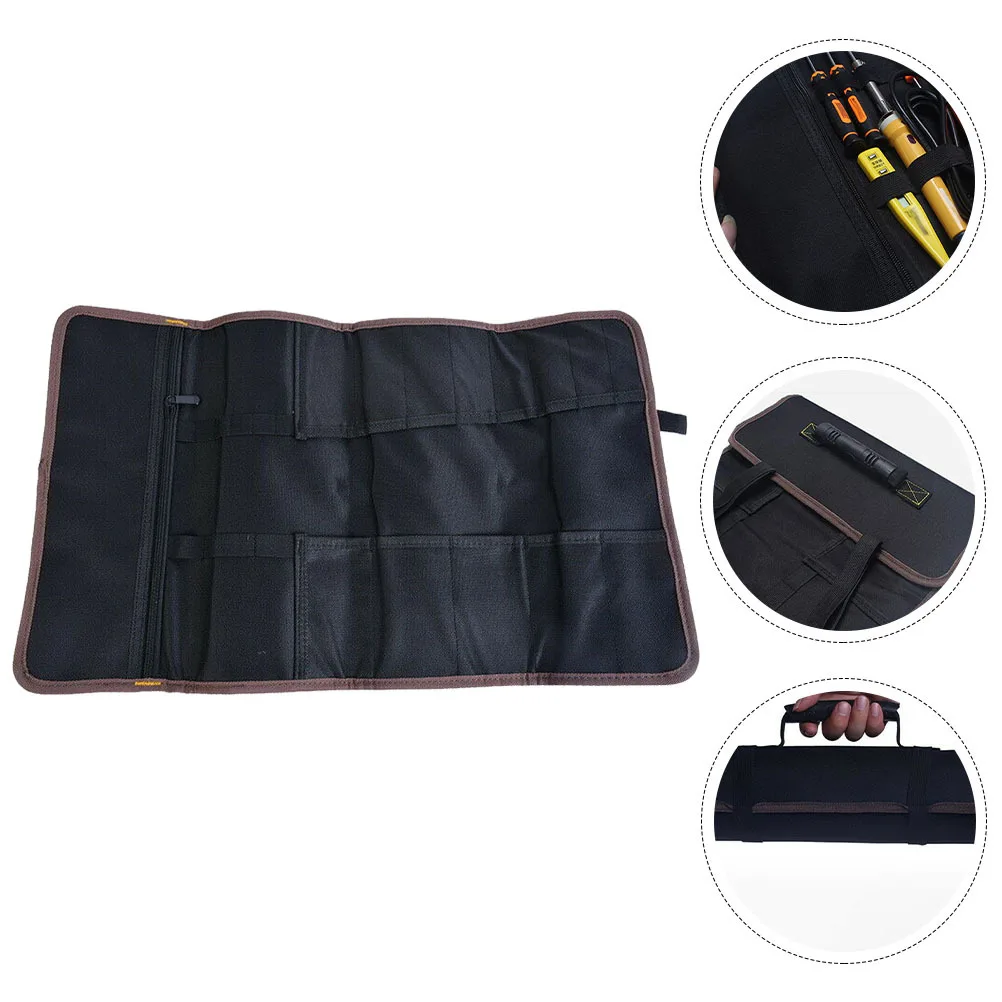 

Motorcycle Tool Roll Bag Portable Organizer Waterproof Cloth Storage Pouch Compact Multi Function Motorcycle Tool Bag